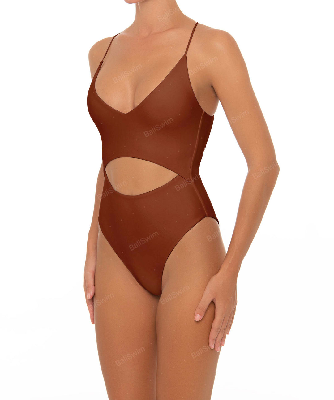BSWS-S33 V-Neck Cut Out One Piece