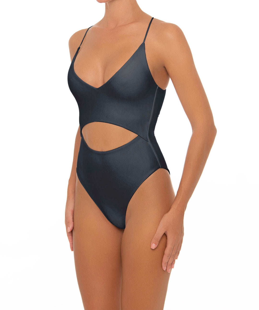 BSWS-S33 V-Neck Cut Out One Piece