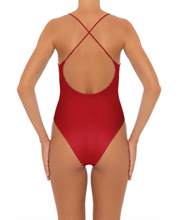 BSWS-S33 V-Neck Cut Out One Piece
