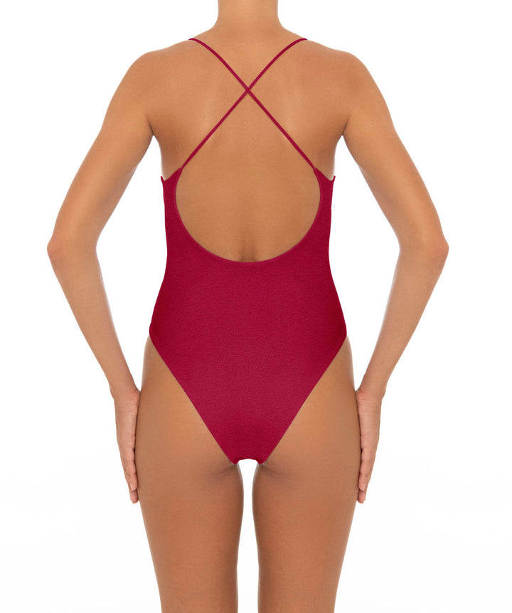 BSWS-S33 V-Neck Cut Out One Piece