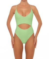 BSWS-S33 V-Neck Cut Out One Piece