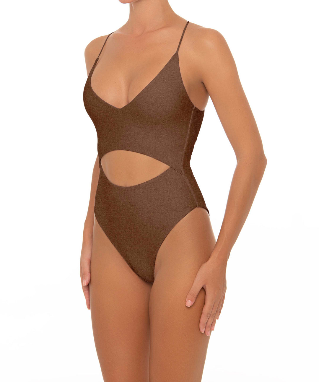 BSWS-S33 V-Neck Cut Out One Piece
