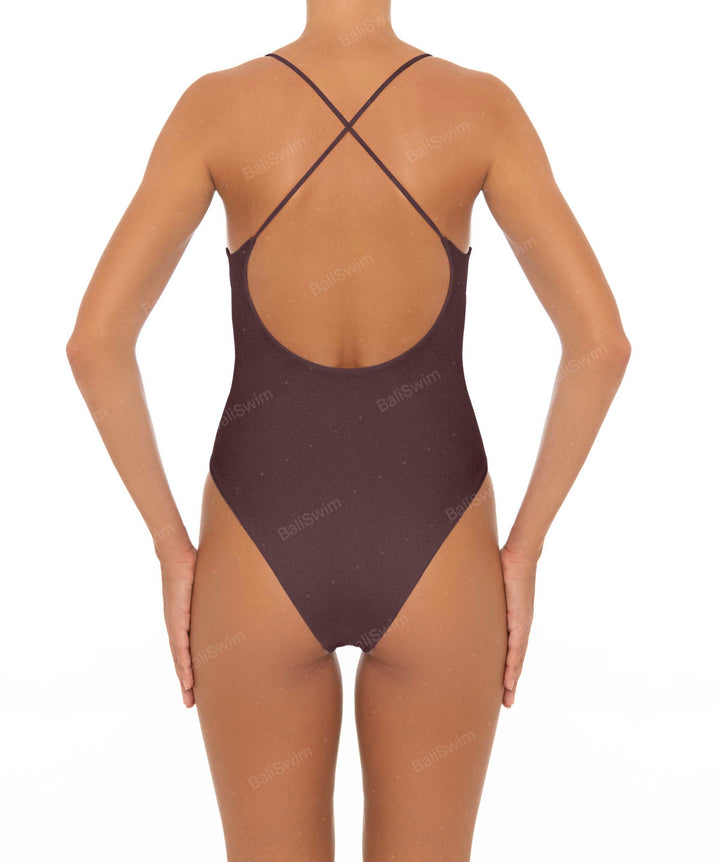 BSWS-S33 V-Neck Cut Out One Piece