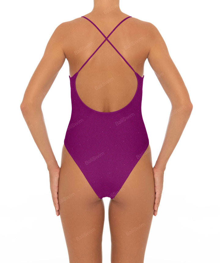 BSWS-S33 V-Neck Cut Out One Piece