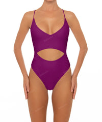 BSWS-S33 V-Neck Cut Out One Piece