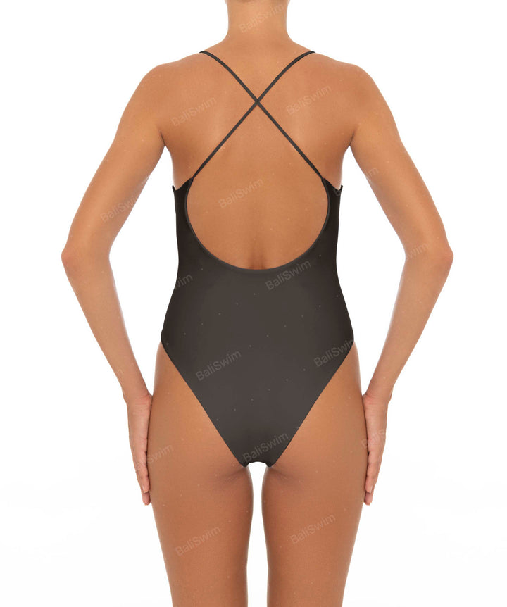 BSWS-S33 V-Neck Cut Out One Piece
