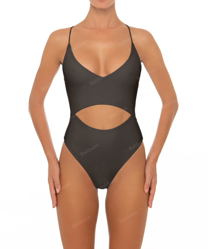 BSWS-S33 V-Neck Cut Out One Piece