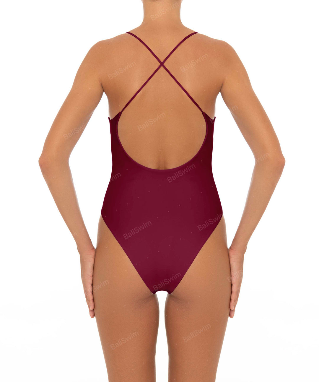 BSWS-S33 V-Neck Cut Out One Piece