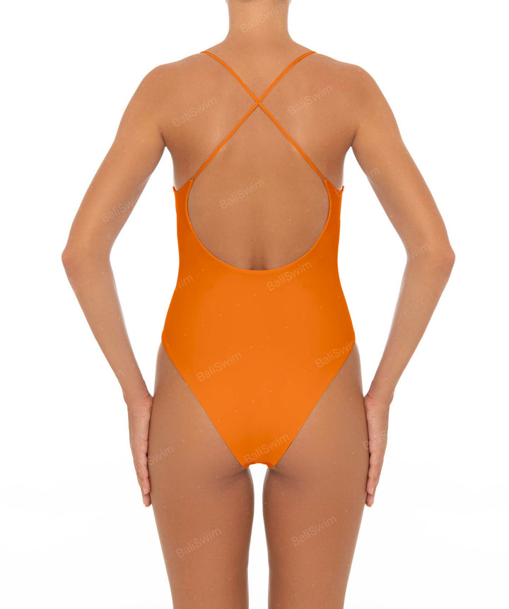 BSWS-S33 V-Neck Cut Out One Piece