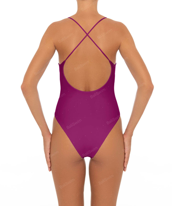 BSWS-S33 V-Neck Cut Out One Piece