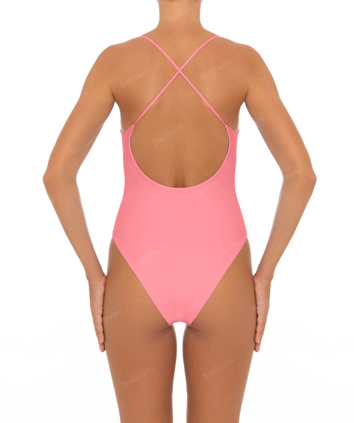 BSWS-S33 V-Neck Cut Out One Piece