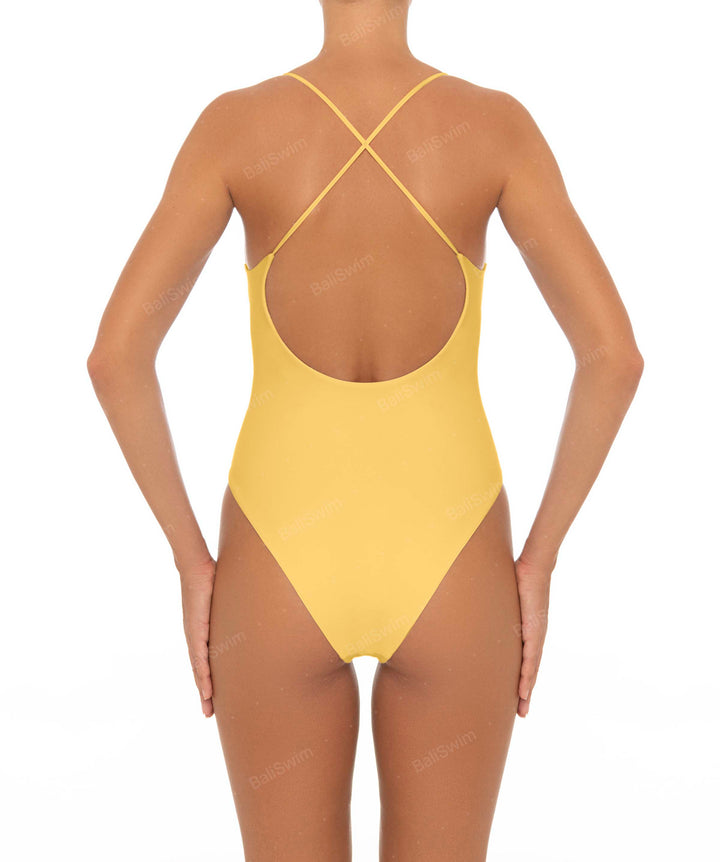 BSWS-S33 V-Neck Cut Out One Piece