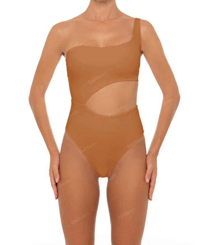 BSWS-S34 Asymmetrical Side Cutout One Piece
