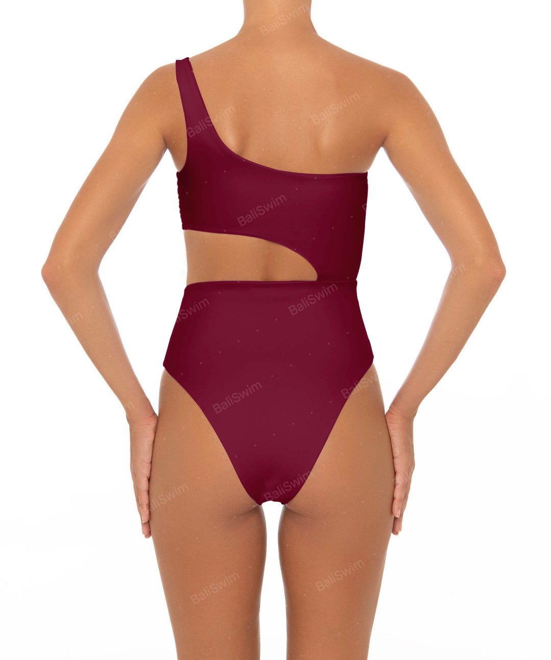 BSWS-S34 Asymmetrical Side Cutout One Piece