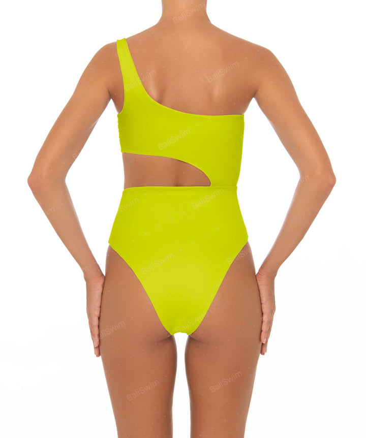 BSWS-S34 Asymmetrical Side Cutout One Piece