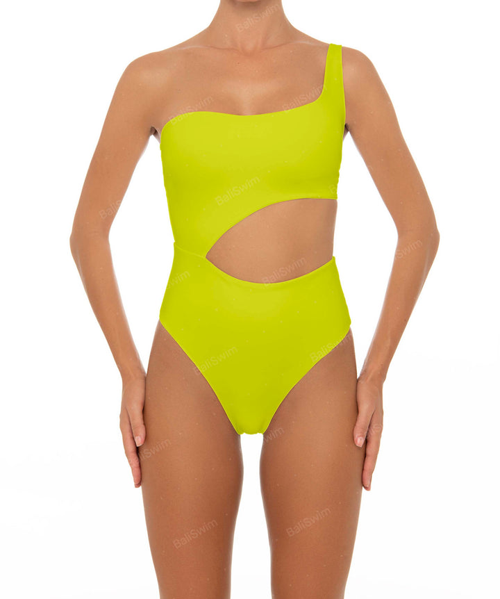 BSWS-S34 Asymmetrical Side Cutout One Piece