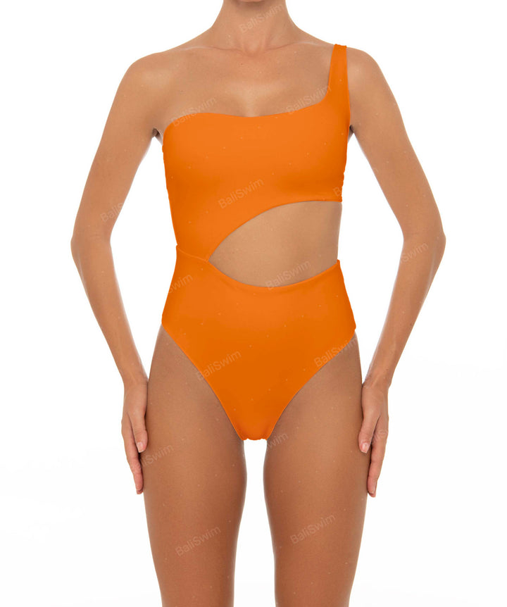 BSWS-S34 Asymmetrical Side Cutout One Piece