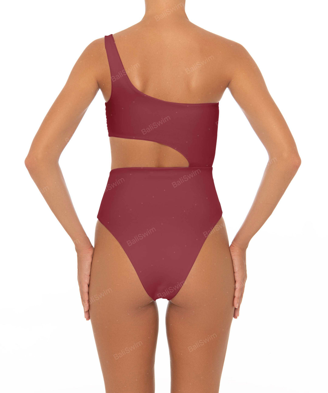 BSWS-S34 Asymmetrical Side Cutout One Piece