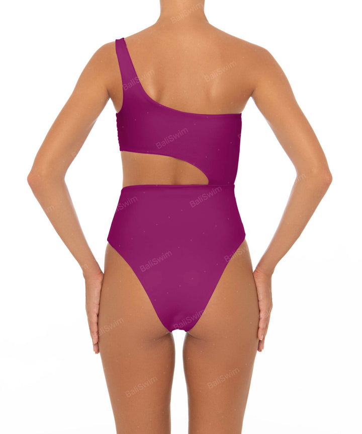 BSWS-S34 Asymmetrical Side Cutout One Piece