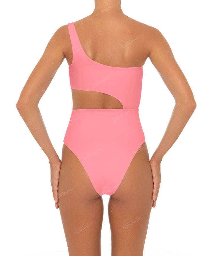 BSWS-S34 Asymmetrical Side Cutout One Piece