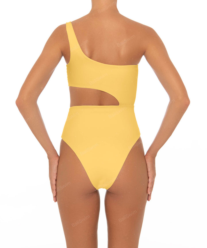 BSWS-S34 Asymmetrical Side Cutout One Piece