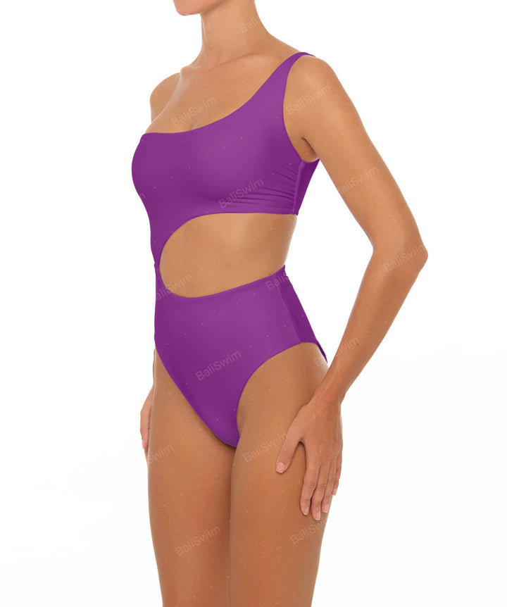BSWS-S34 Asymmetrical Side Cutout One Piece