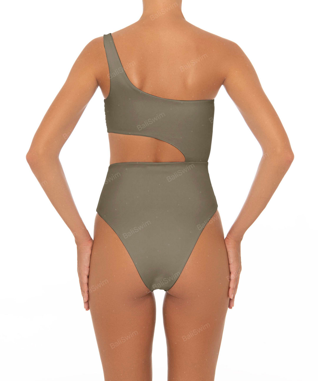 BSWS-S34 Asymmetrical Side Cutout One Piece