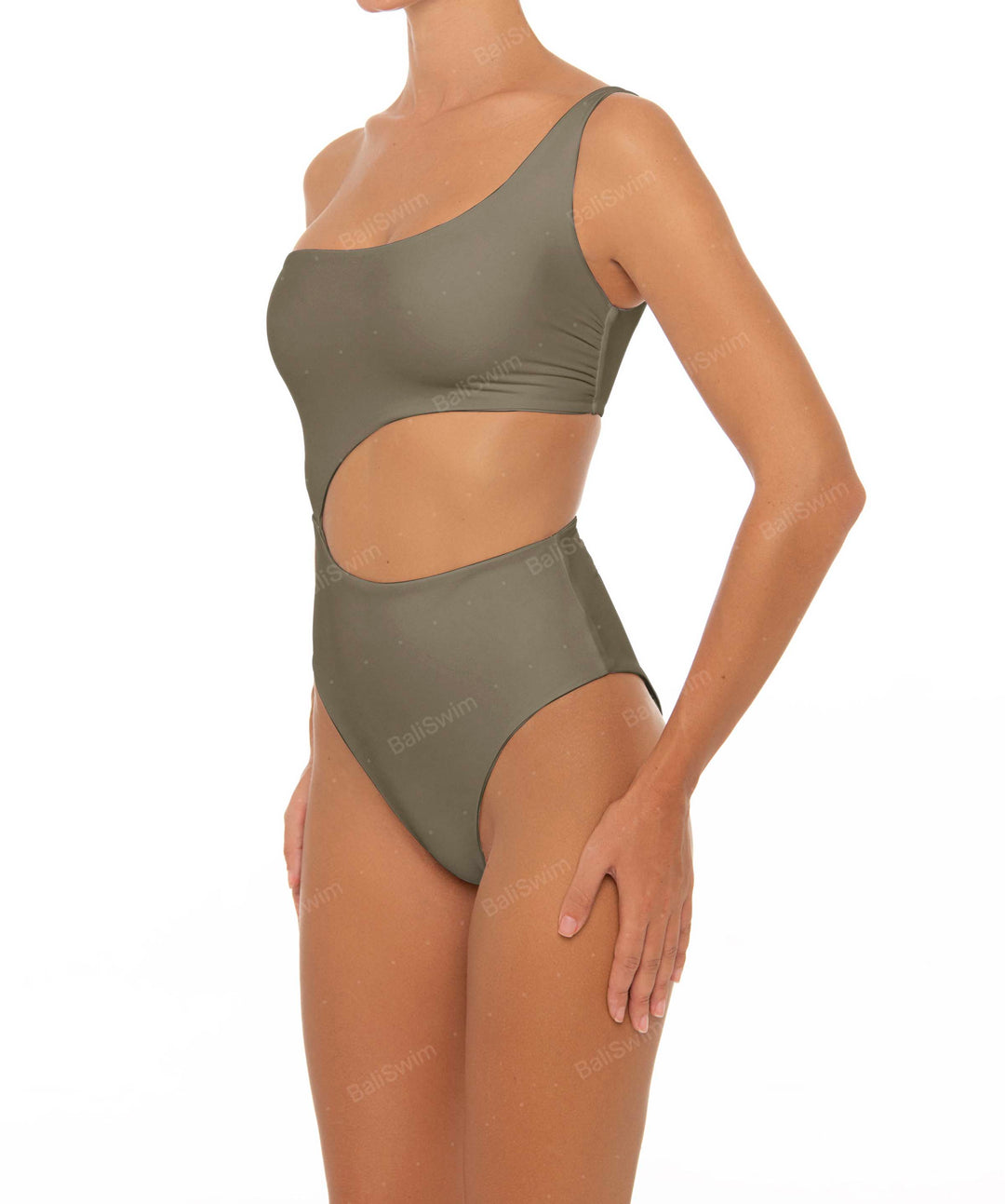 BSWS-S34 Asymmetrical Side Cutout One Piece