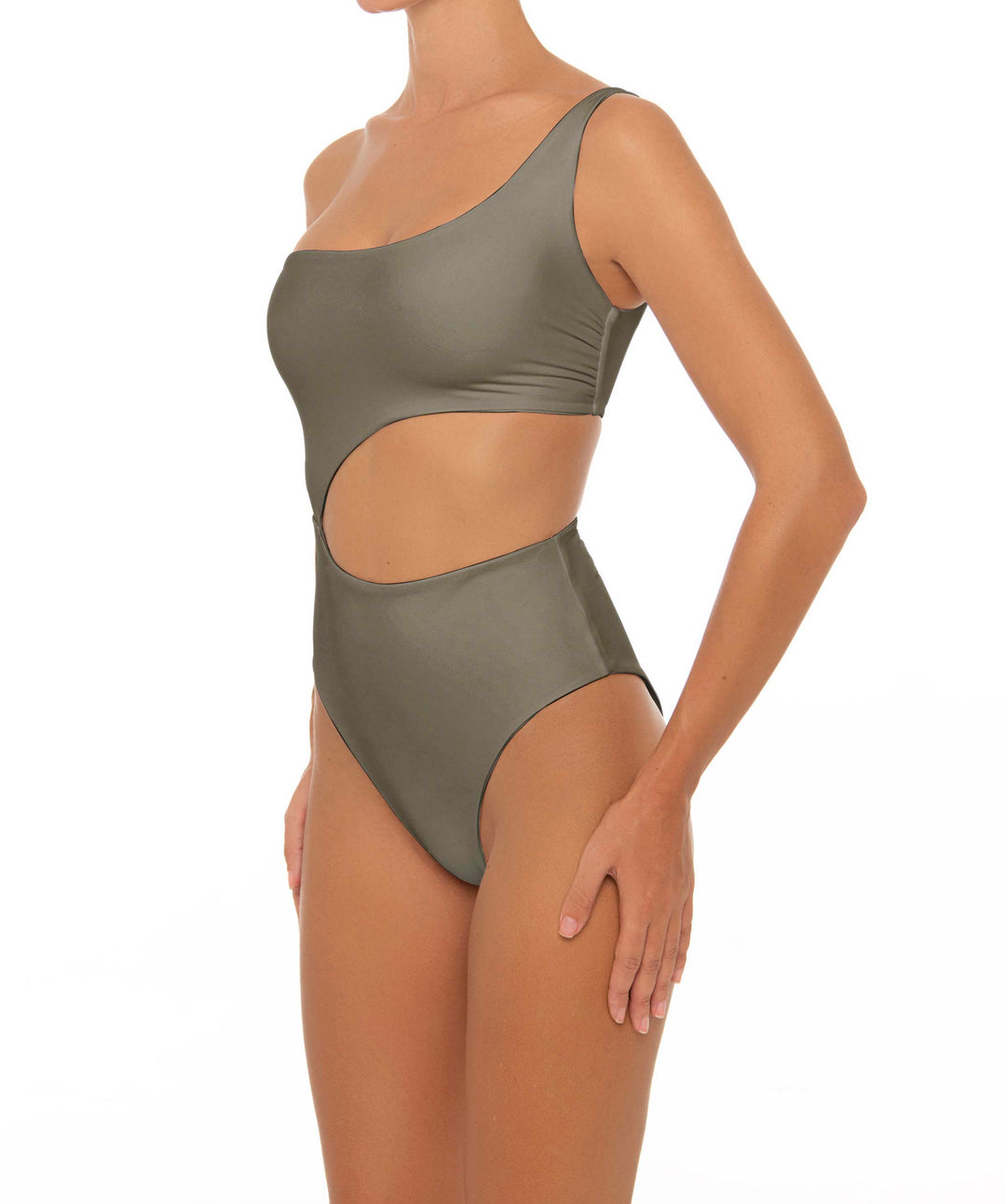 BSWS-S34 Asymmetrical Side Cutout One Piece