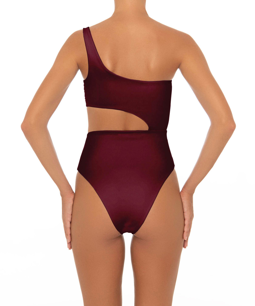 BSWS-S34 Asymmetrical Side Cutout One Piece