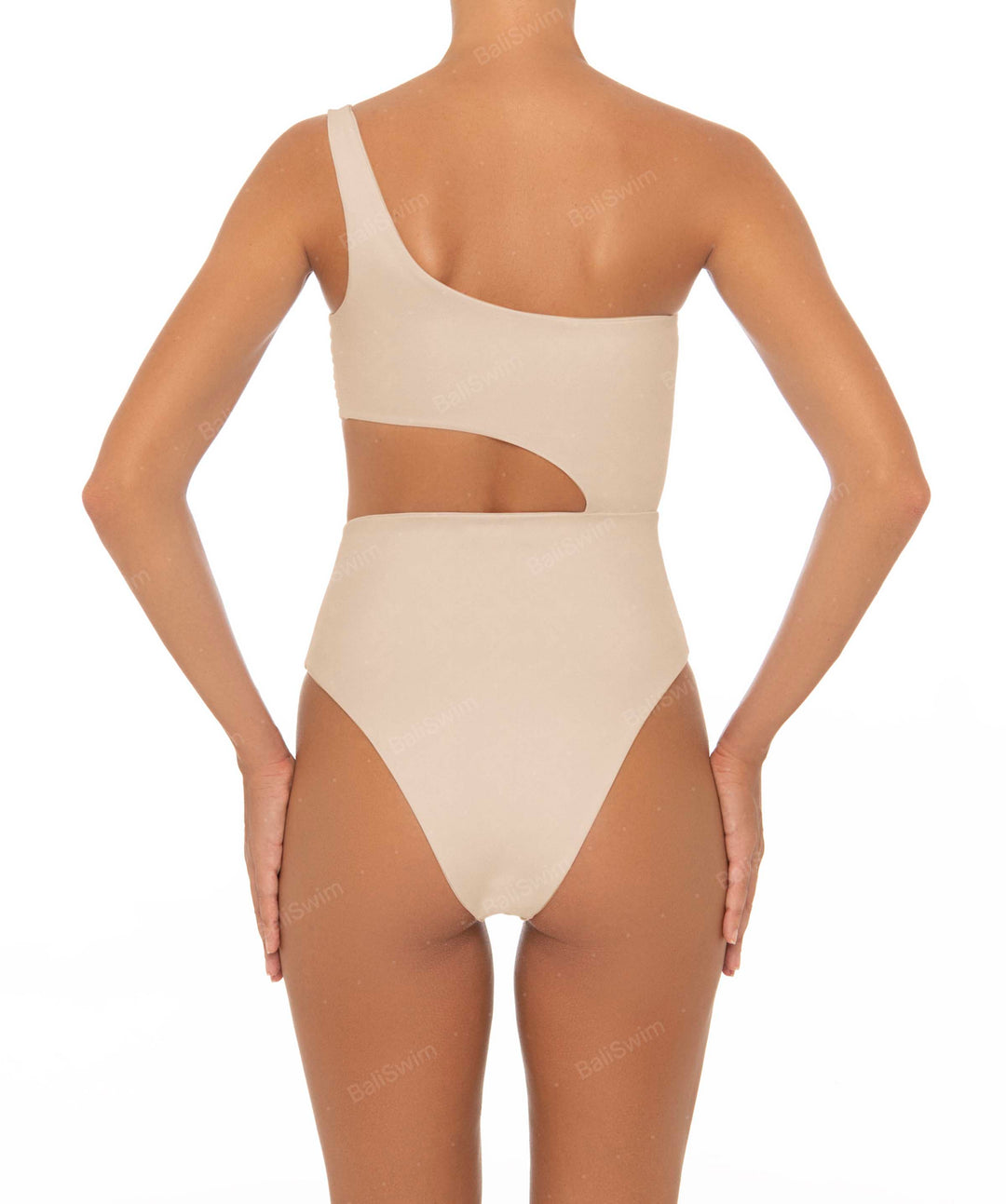 BSWS-S34 Asymmetrical Side Cutout One Piece