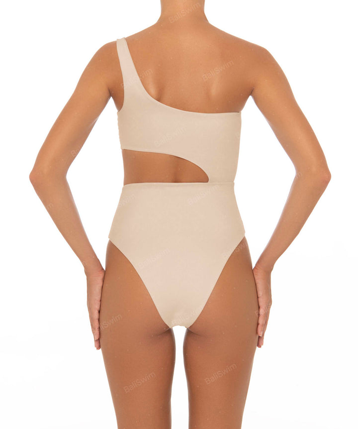 BSWS-S34 Asymmetrical Side Cutout One Piece