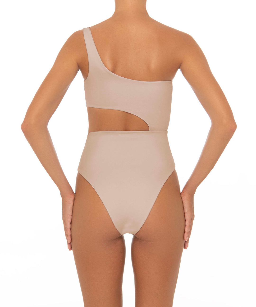 BSWS-S34 Asymmetrical Side Cutout One Piece