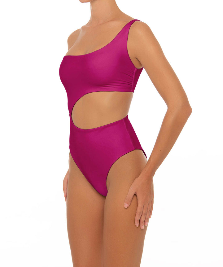 BSWS-S34 Asymmetrical Side Cutout One Piece