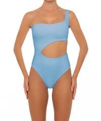 BSWS-S34 Asymmetrical Side Cutout One Piece