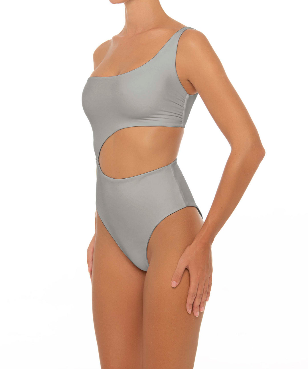 BSWS-S34 Asymmetrical Side Cutout One Piece