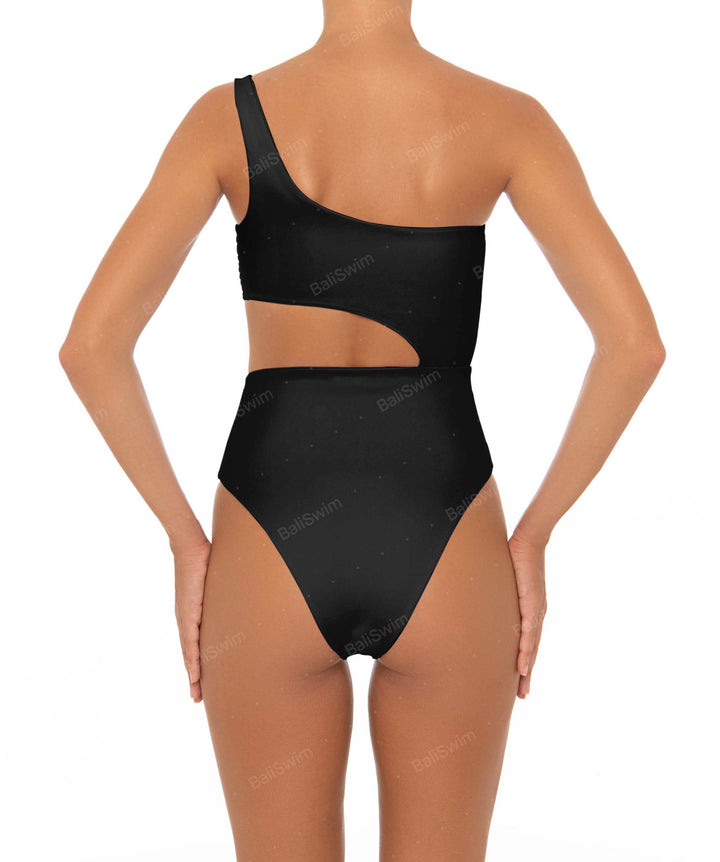 BSWS-S34 Asymmetrical Side Cutout One Piece