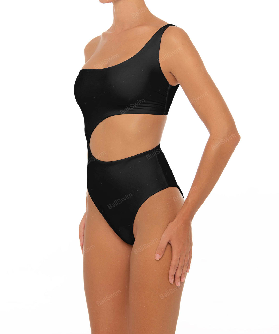 BSWS-S34 Asymmetrical Side Cutout One Piece