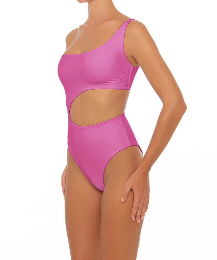 BSWS-S34 Asymmetrical Side Cutout One Piece