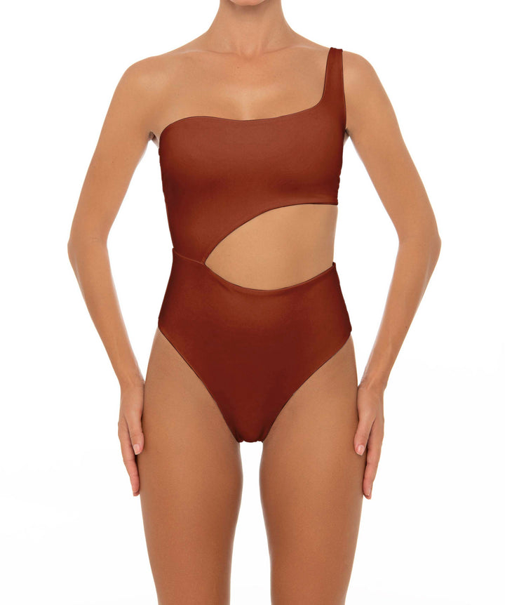 BSWS-S34 Asymmetrical Side Cutout One Piece