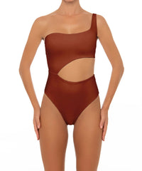 BSWS-S34 Asymmetrical Side Cutout One Piece