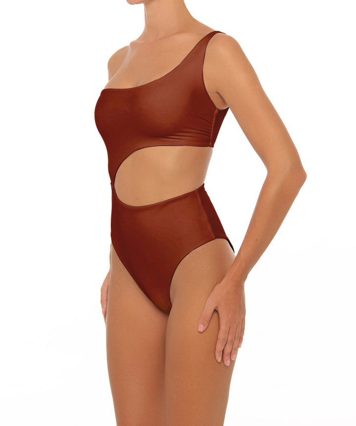 BSWS-S34 Asymmetrical Side Cutout One Piece