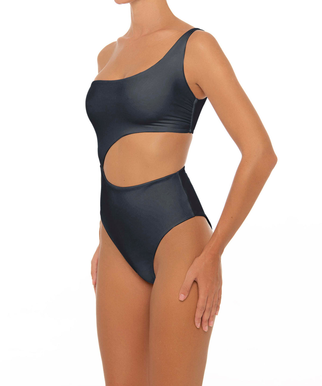 BSWS-S34 Asymmetrical Side Cutout One Piece