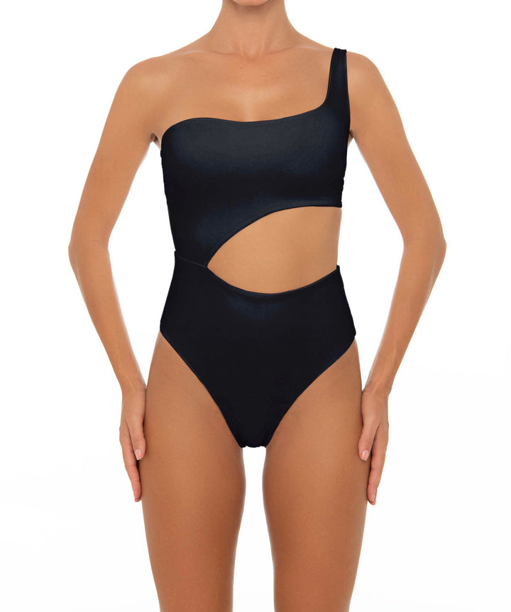 BSWS-S34 Asymmetrical Side Cutout One Piece