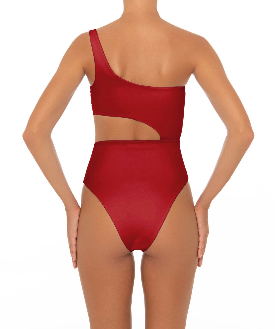 BSWS-S34 Asymmetrical Side Cutout One Piece