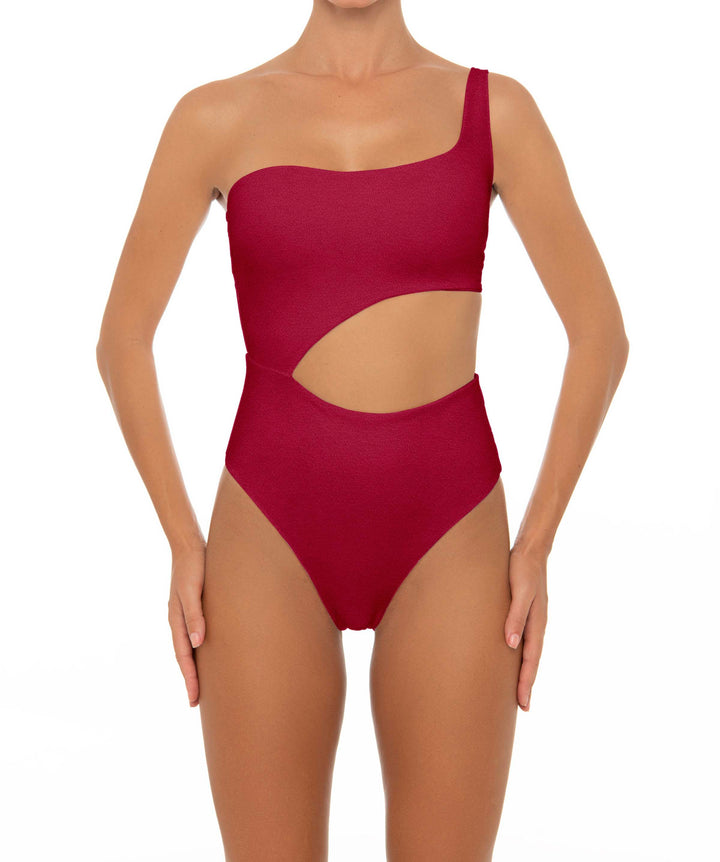BSWS-S34 Asymmetrical Side Cutout One Piece