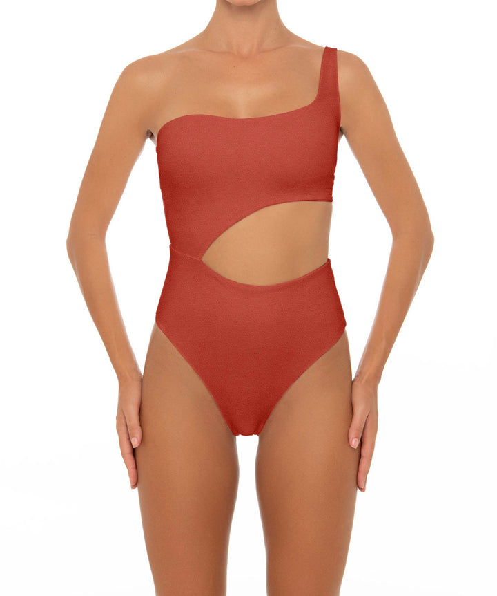 BSWS-S34 Asymmetrical Side Cutout One Piece