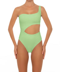 BSWS-S34 Asymmetrical Side Cutout One Piece