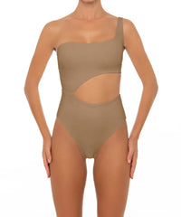 BSWS-S34 Asymmetrical Side Cutout One Piece