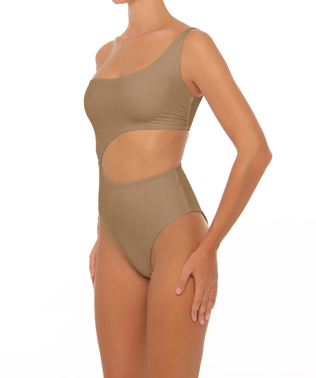 BSWS-S34 Asymmetrical Side Cutout One Piece